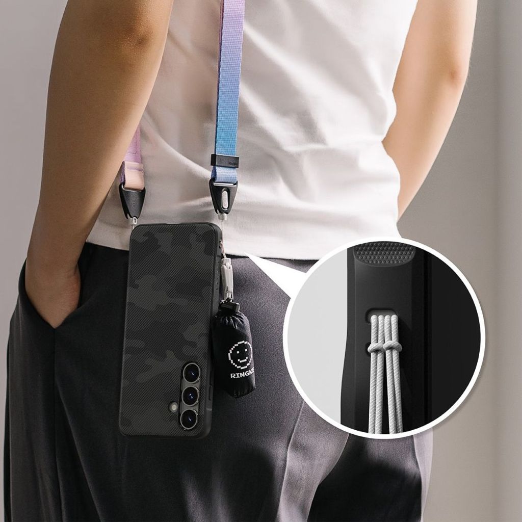 Ringke Onyx Cover til Samsung Galaxy S25 - Sort camouflage