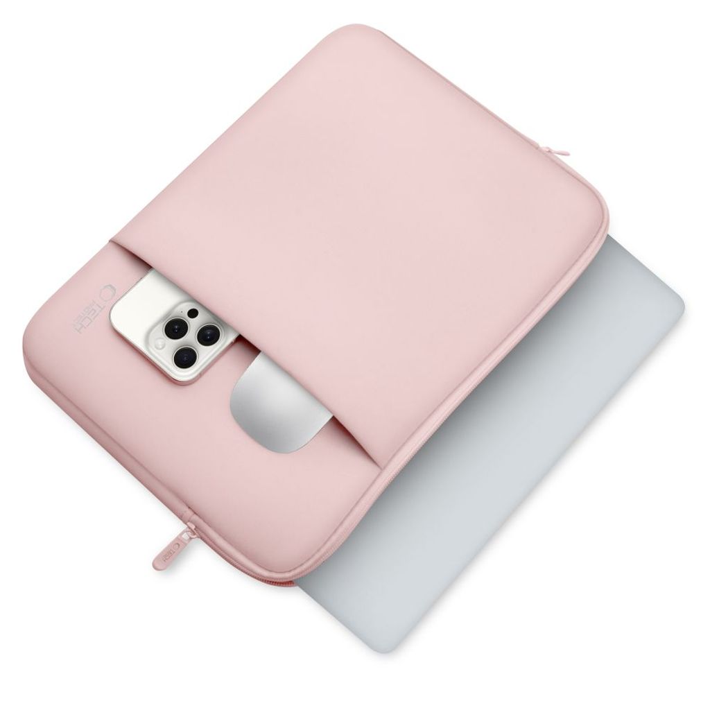 Tech-Protect Neoprene laptopfodral 13" – Rosa