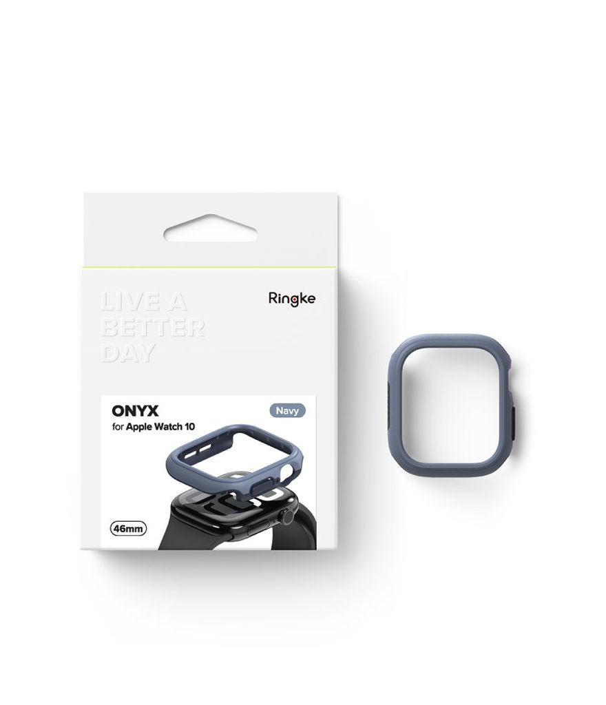 Ringke Onyx Kuori Apple Watch 10 46mm - Tummansininen