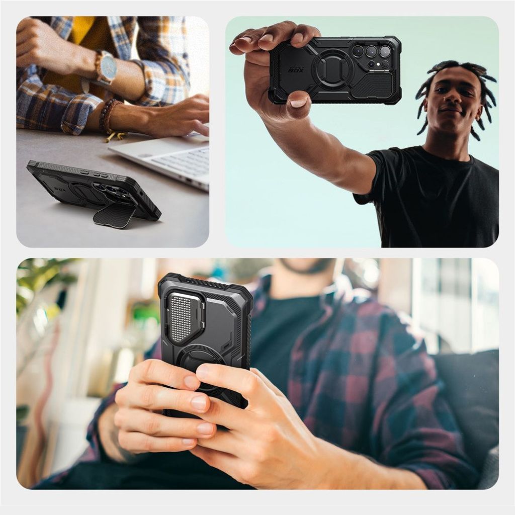 Supcase IBLSN Armorbox MagSafe Skal till Samsung Galaxy S25 Ultra - Svart