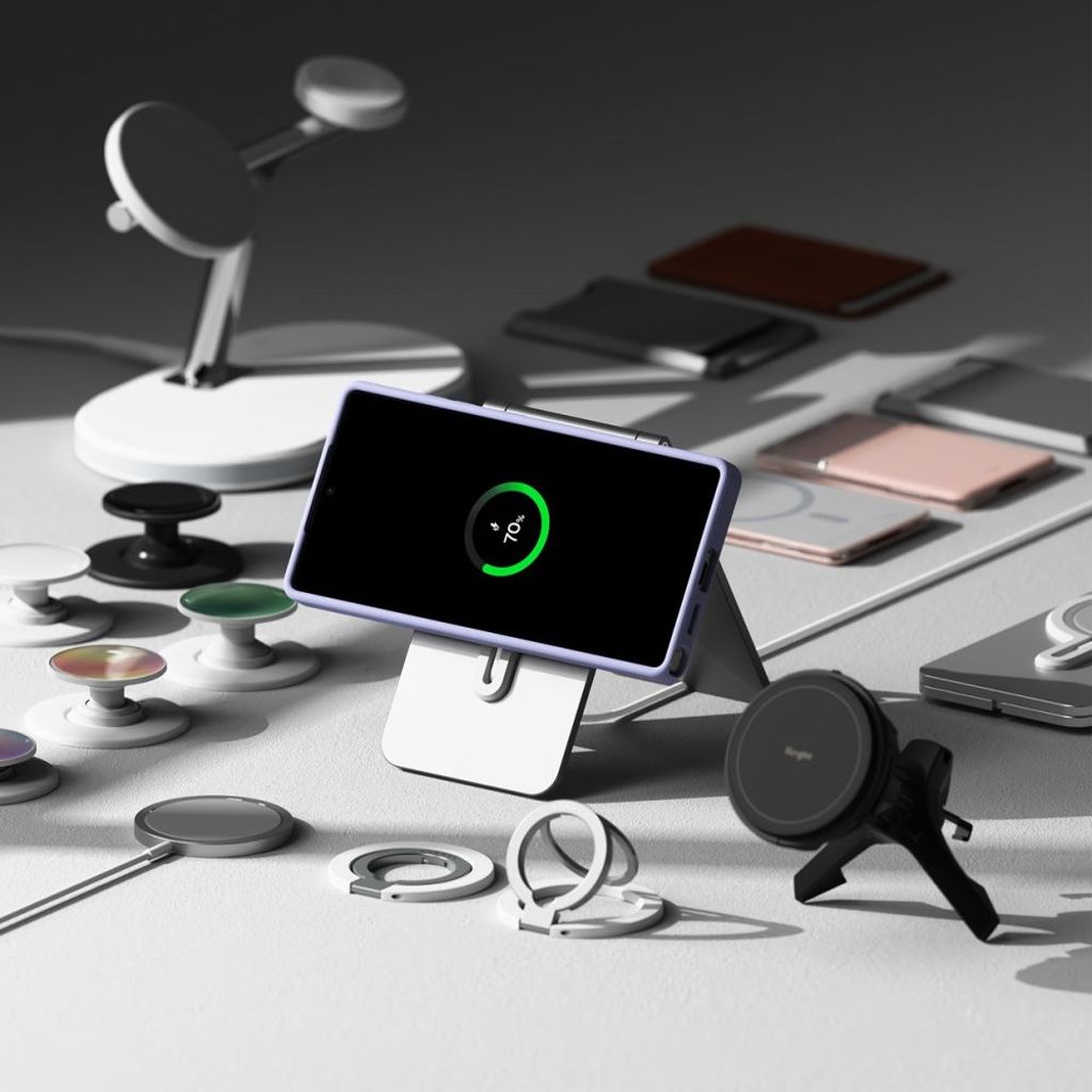 Ringke Silicone MagSafe Cover til Samsung Galaxy S25 Ultra - Lilla