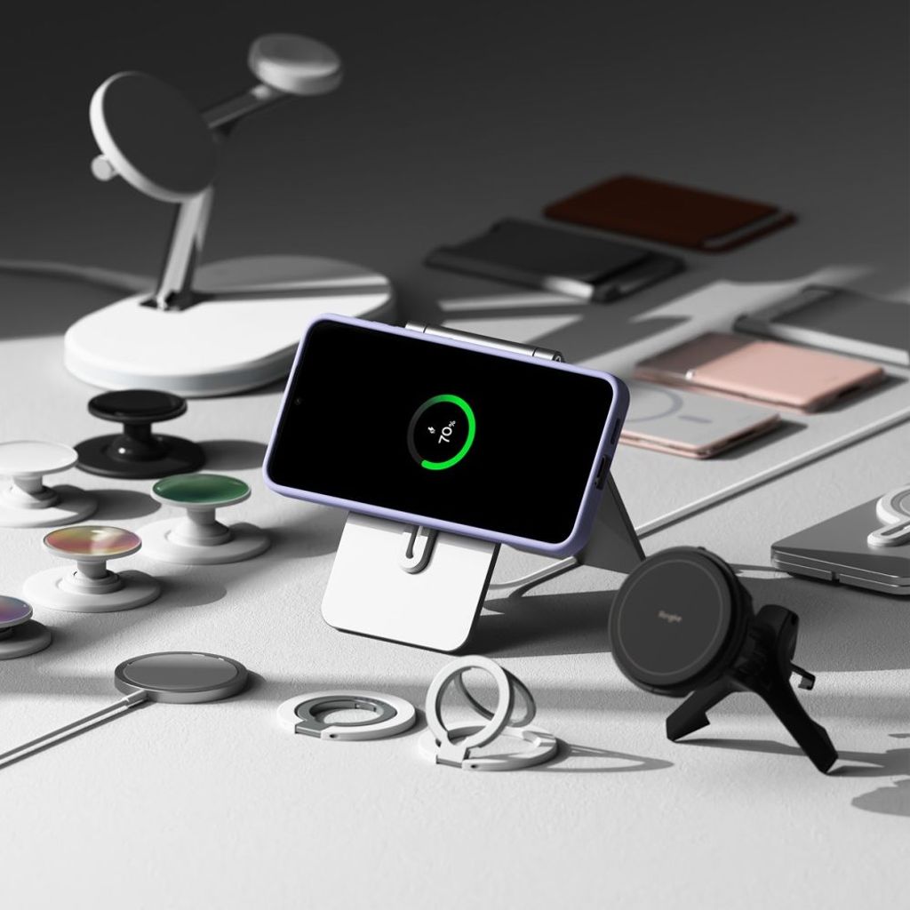 Ringke Silicone MagSafe Cover til Samsung Galaxy S25 Plus - Lilla