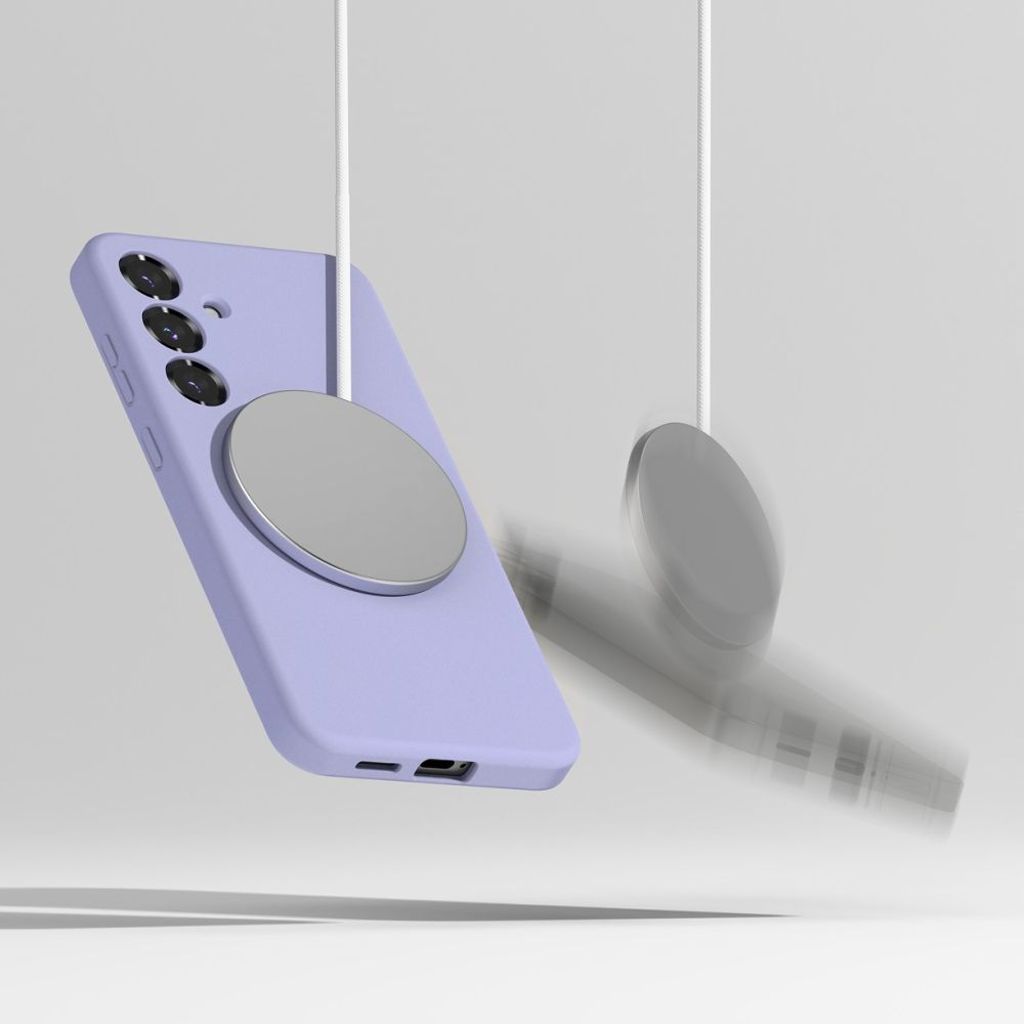 Ringke Silicone MagSafe Cover til Samsung Galaxy S25 Plus - Lilla