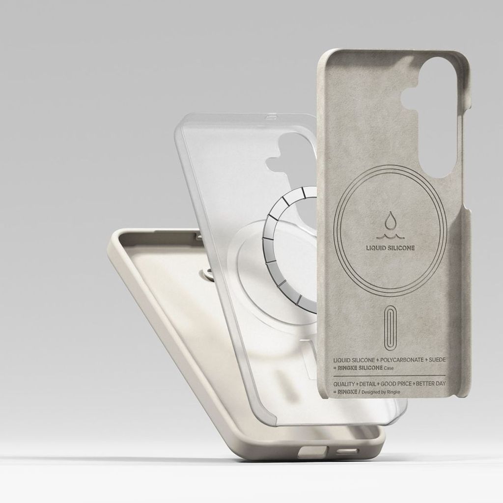 Ringke Silicone MagSafe Case Samsung Galaxy S25 - Beige
