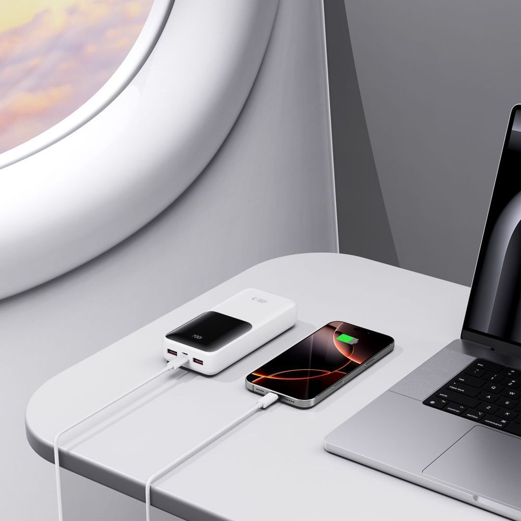 Powerbank Tech-Protect PB02 20000mAh 22.5W - hvit