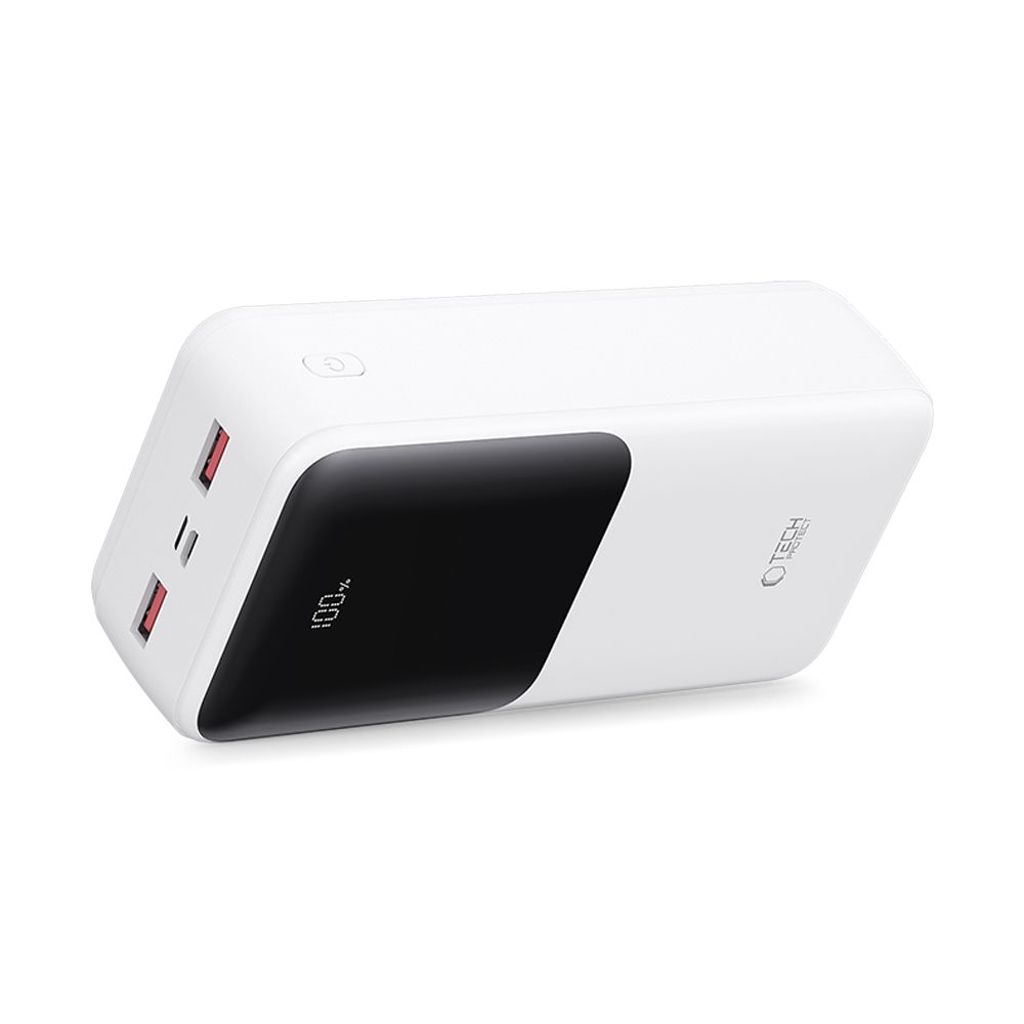 Powerbank Tech-Protect PB03 30000mAh 22.5W - hvit