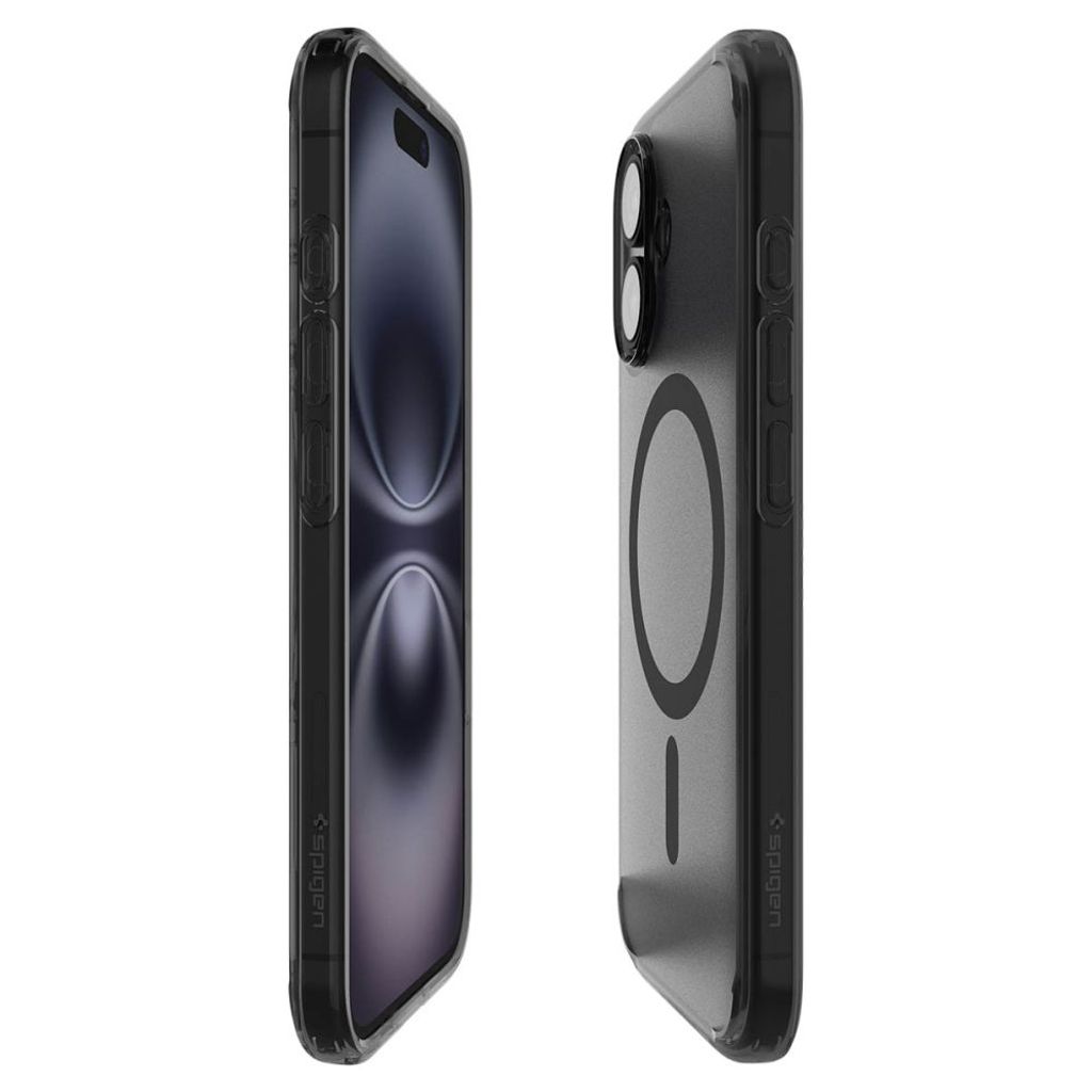 Spigen Ultra Hybrid MagSafe Deksel til iPhone 16e - Gjennomsiktig/Svart