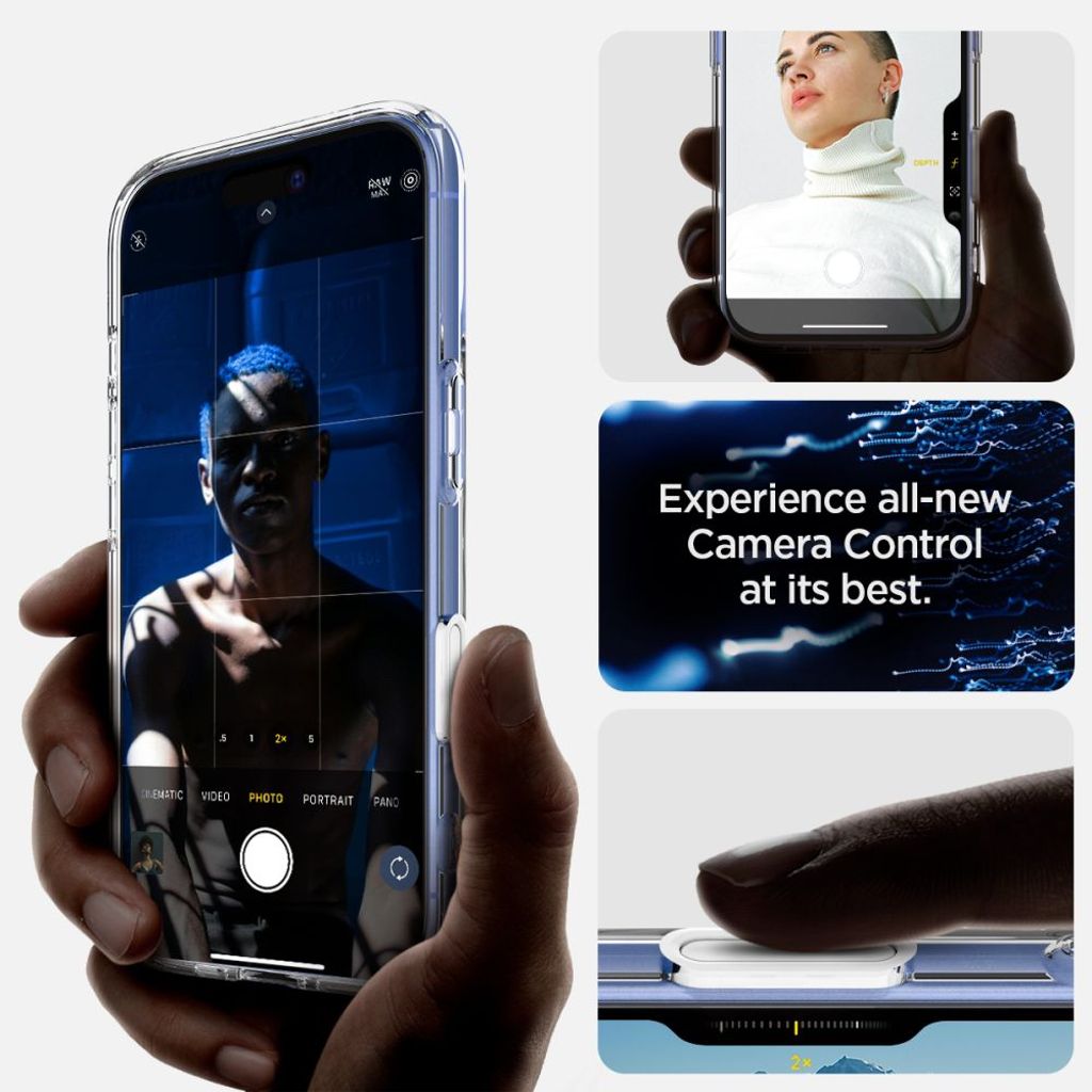 Spigen Ultra Hybrid "T" MagSafe Cover til iPhone 16 - Hvid