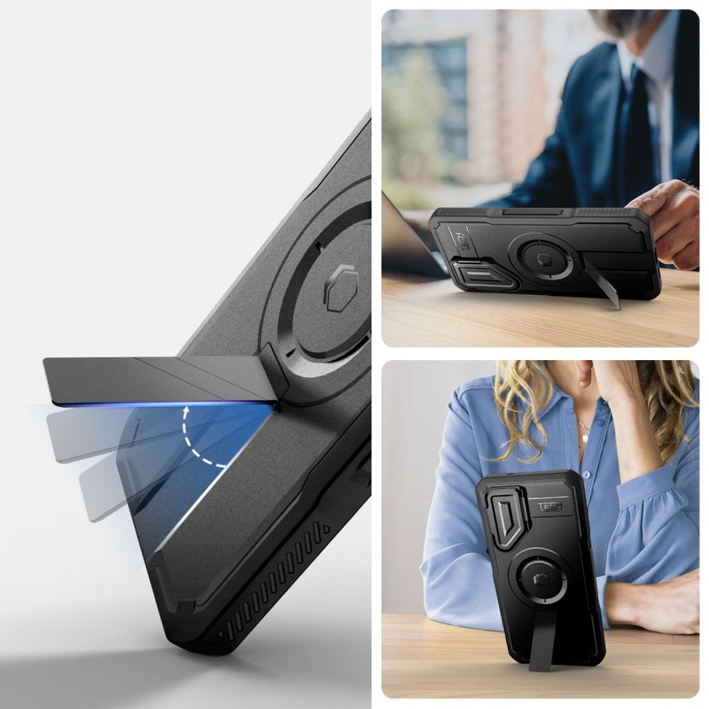 Tech-Protect Kevlar MagSafe+ Skal till Samsung Galaxy S25 Plus - Svart