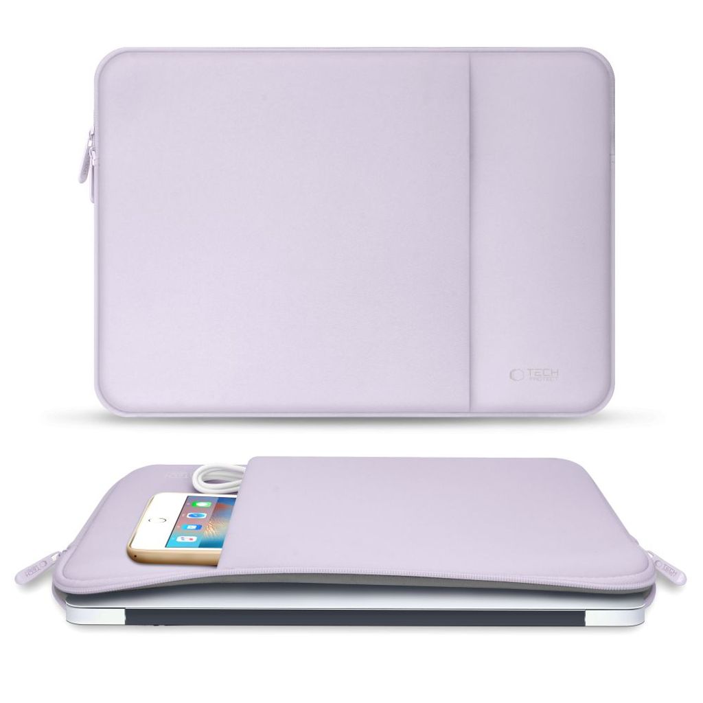 Tech-Protect Neoprene 13" laptopfodral – lila