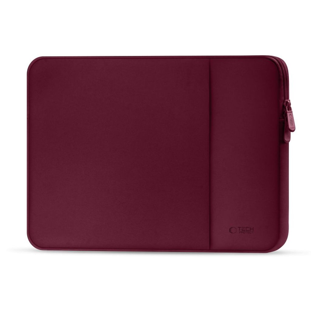 Tech-Protect Neoprene Laptopfodral 13" – Vinröd
