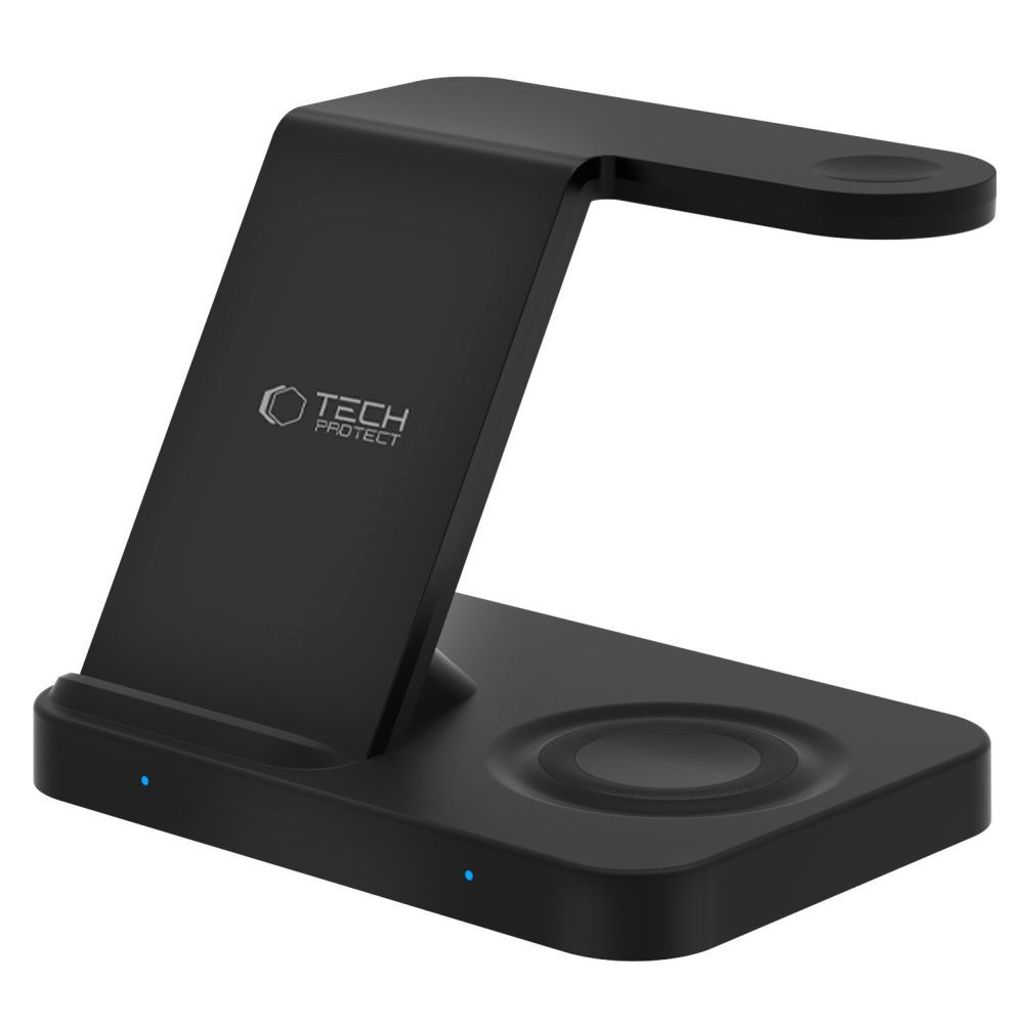 Tech-Protect QI15W-A37 3in1 Induction Wireless Charger 15W - Svart