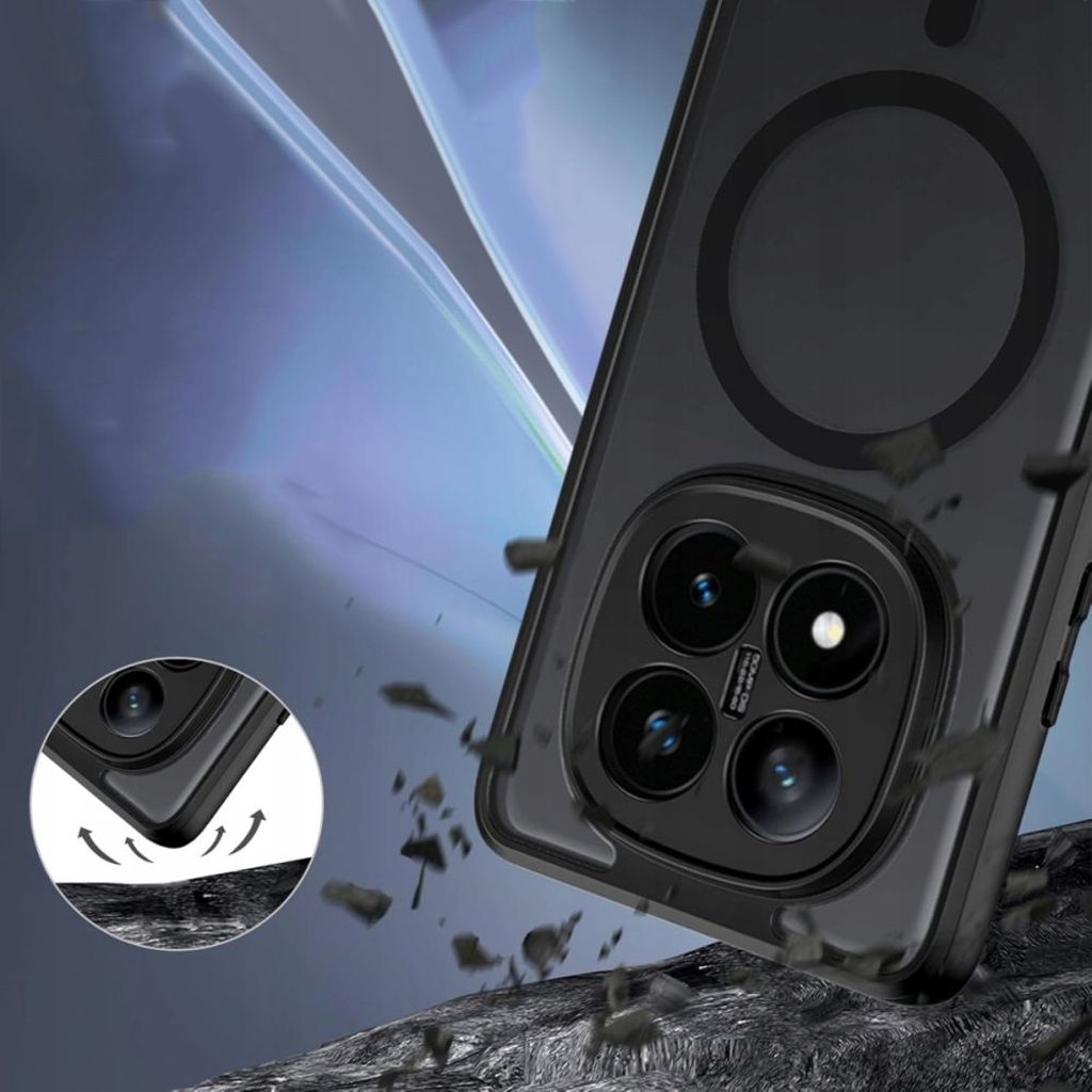 Tech-Protect MagMat MagSafe Skal Xiaomi Redmi Note 14 ProPlus 5G - Matt Svart