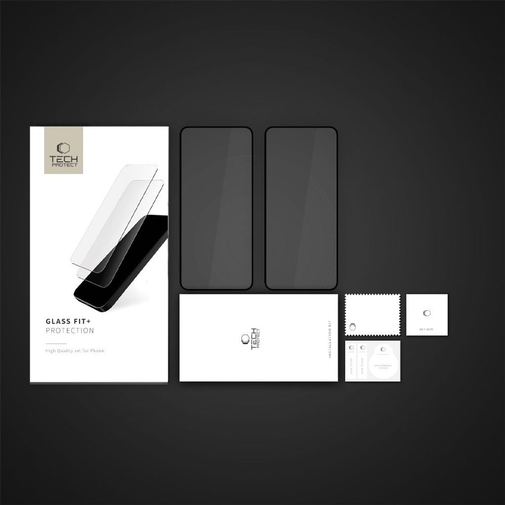 Tech-Protect Glass Fit+ Näytönsuoja 2-pakkaus till Xiaomi Redmi Note 14