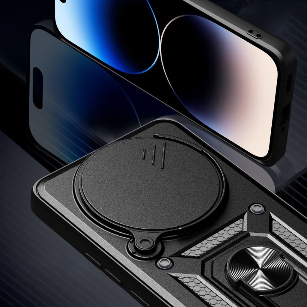 Tech-Protect CamShield Pro Skal till Xiaomi Redmi Note 14 ProPlus - Matt Svart