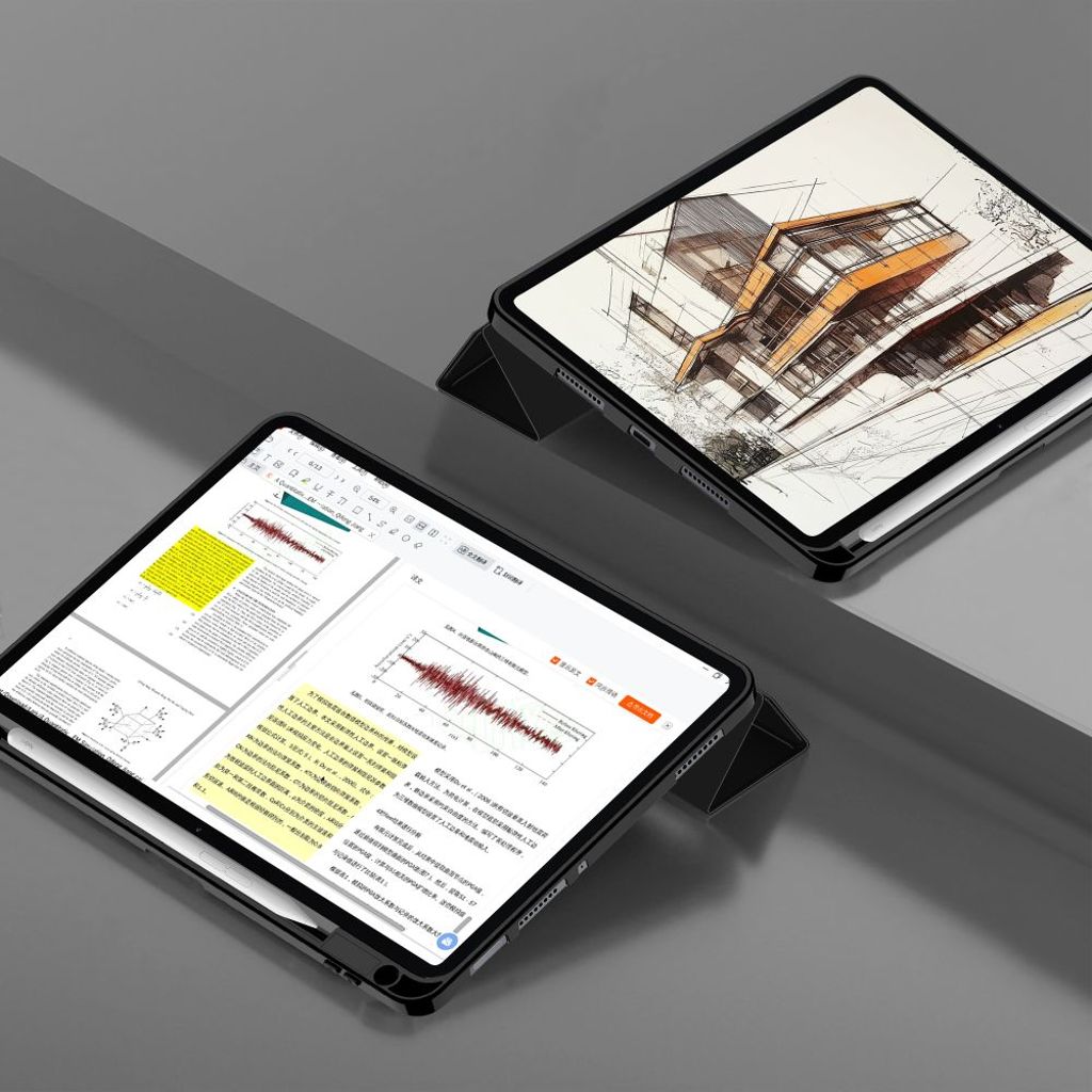 Tech-Protect SC Pen Etui til Xiaomi Pad 7 / 7 Pro - Svart