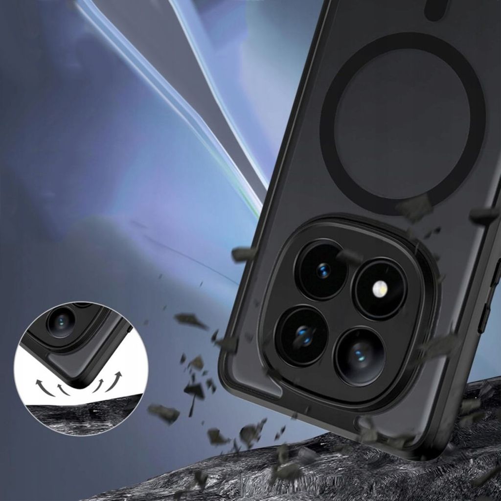 Tech-Protect MagMat MagSafe Skal Xiaomi Redmi Note 14 Pro/Poco X7 - Matt Svart