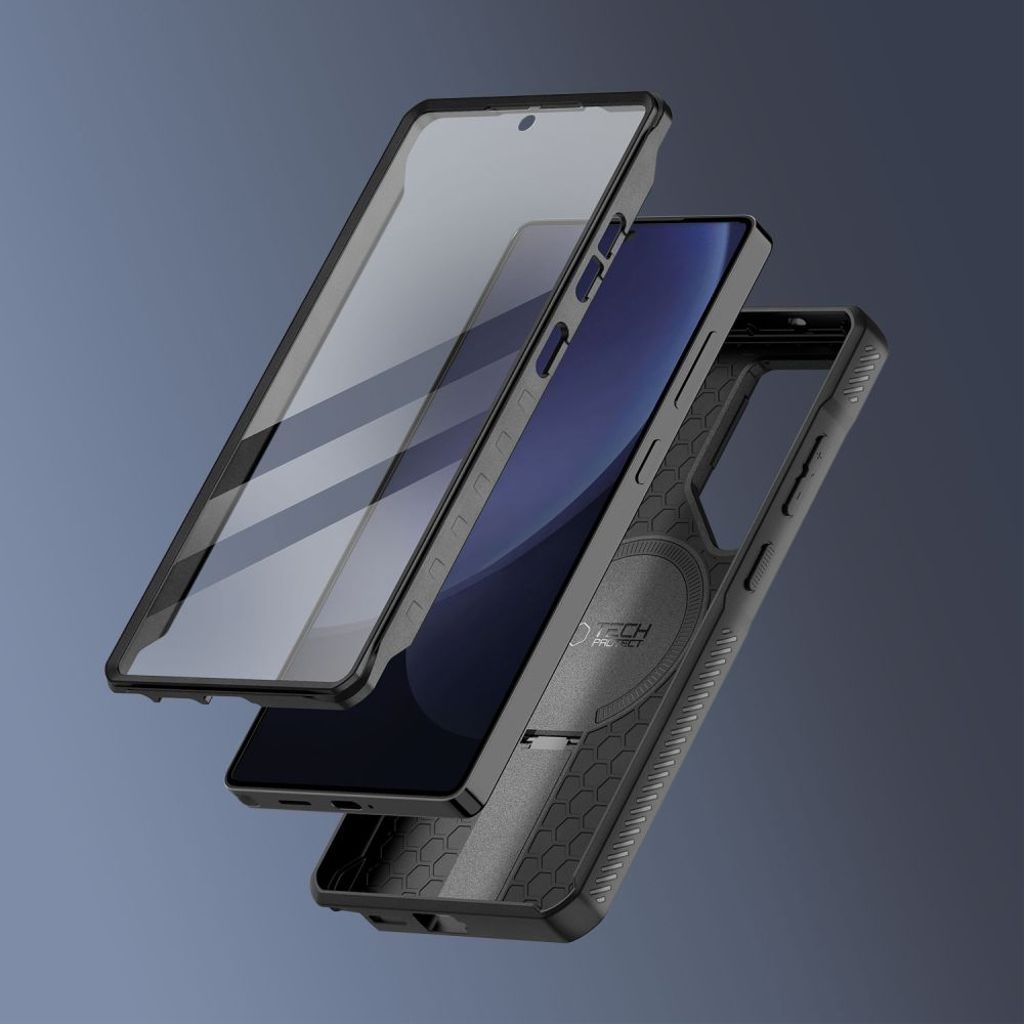 Tech-Protect Kevlar MagSafe+ Deksel til Samsung Galaxy S25 Ultra - Svart