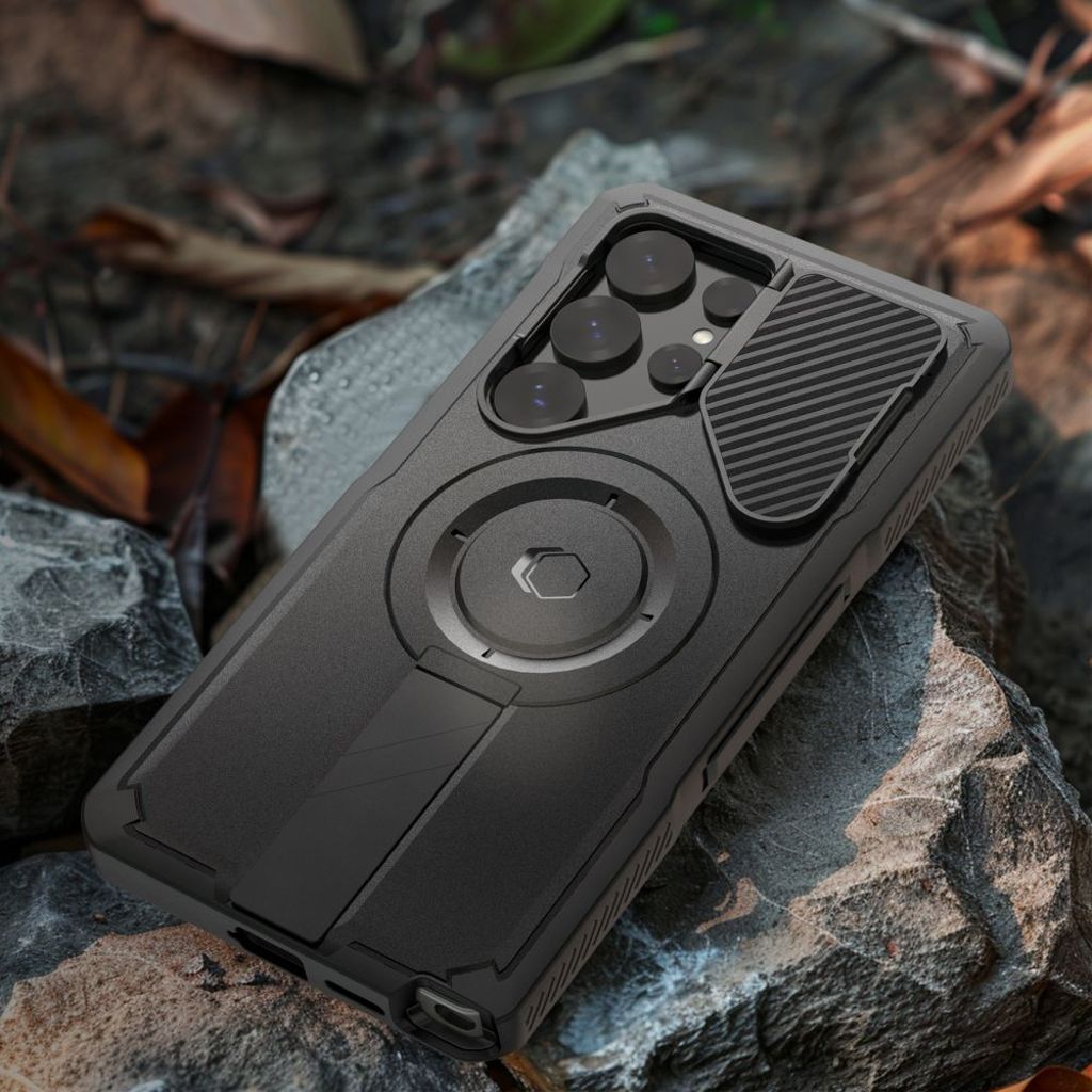 Tech-Protect Kevlar MagSafe+ Deksel til Samsung Galaxy S25 Ultra - Svart