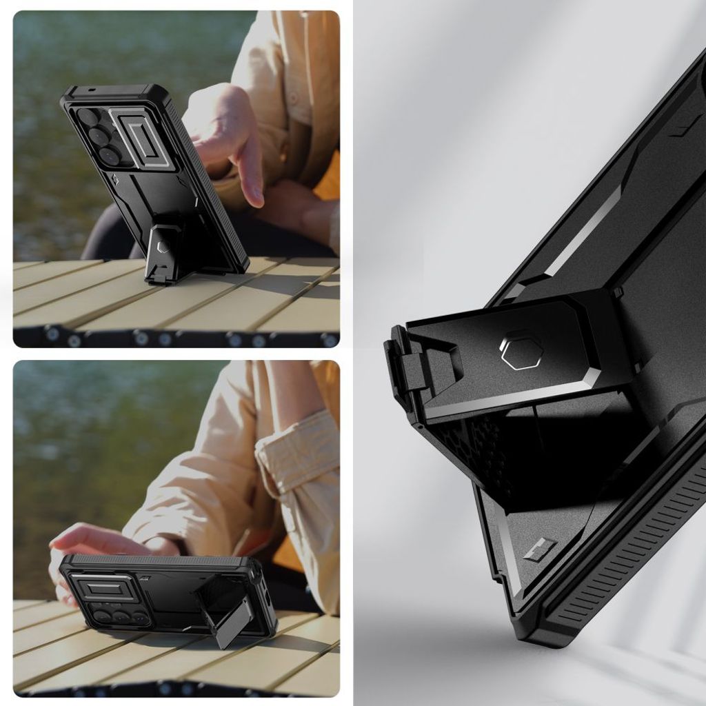 Tech-Protect Kevlar Cam+ Deksel til Samsung Galaxy S25 Ultra - Svart