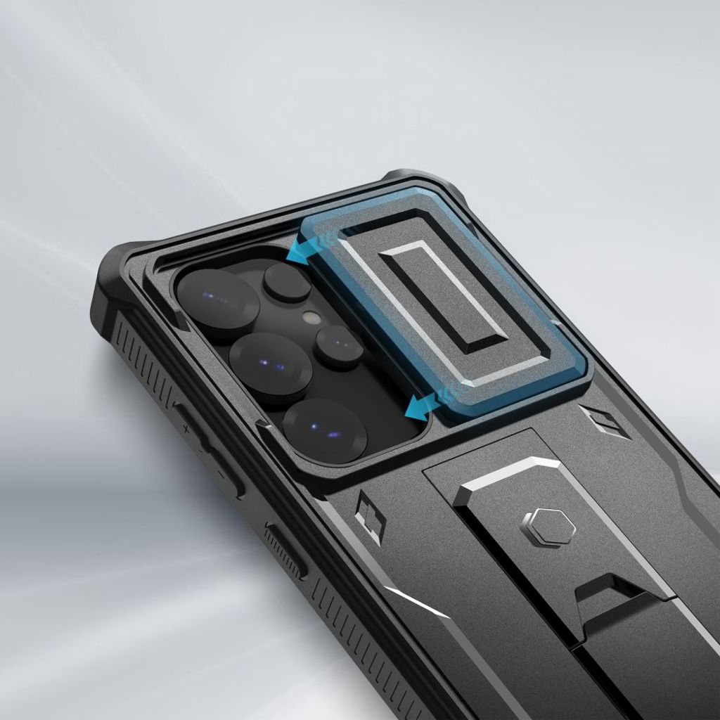 Tech-Protect Kevlar Cam+ Deksel til Samsung Galaxy S25 Ultra - Svart