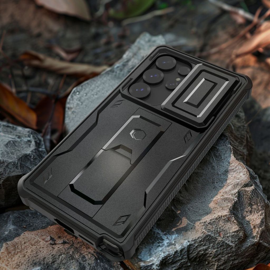 Tech-Protect Kevlar Cam+ Deksel til Samsung Galaxy S25 Ultra - Svart