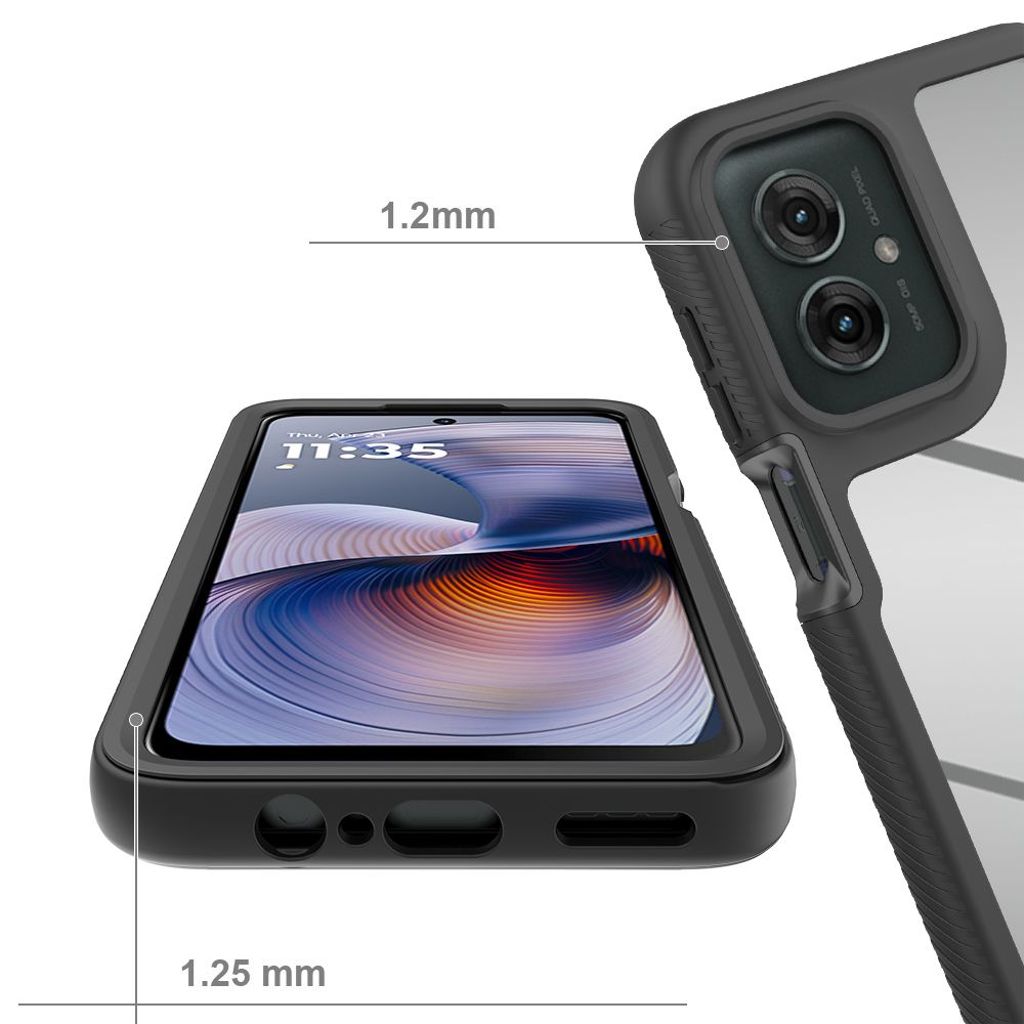 Tech-Protect Defense Skal till Motorola Moto G55 5G - Svart