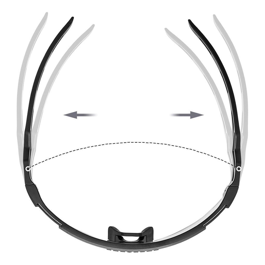 Rockbros fotokromatiske sykkelbriller med UV-beskyttelse - svart