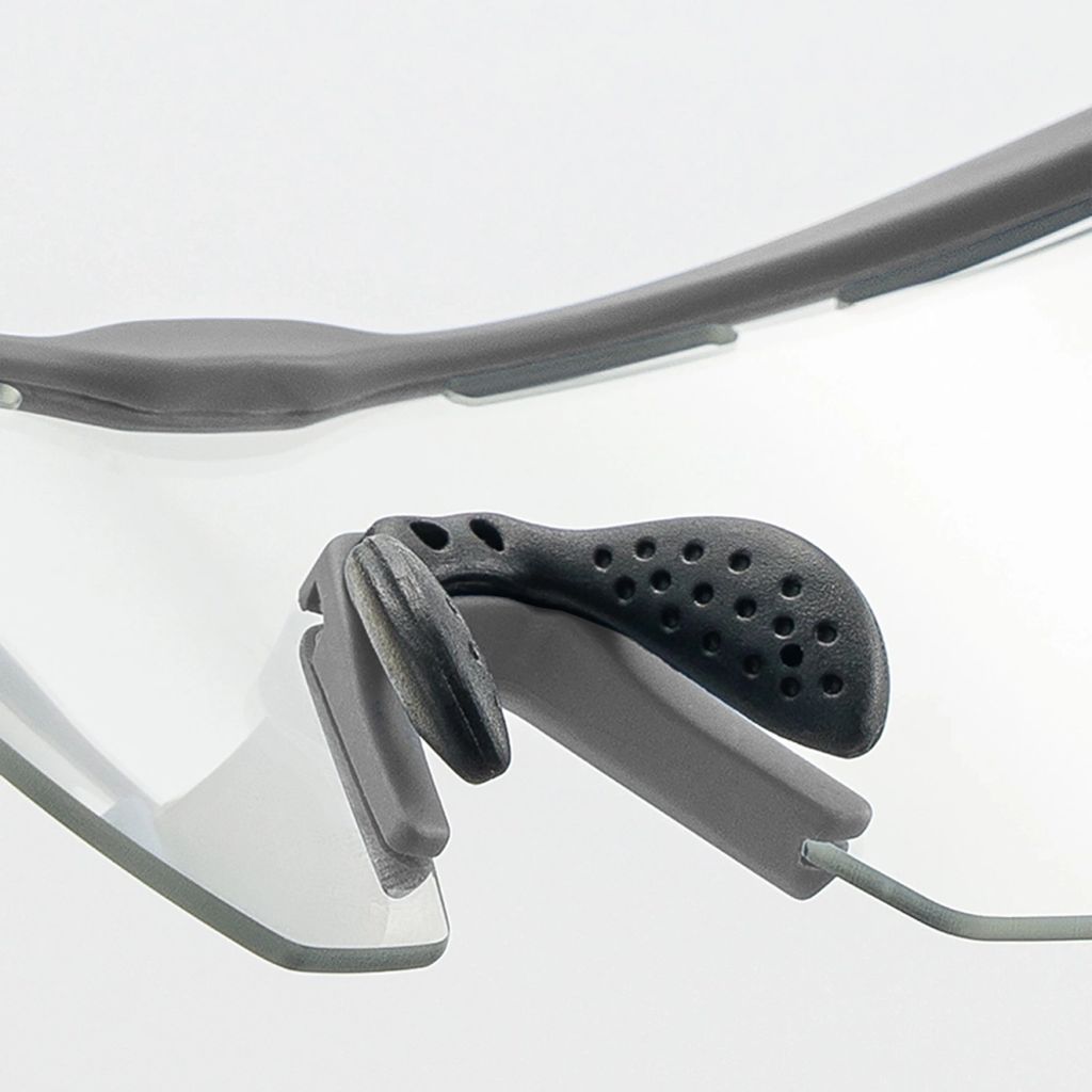 Rockbros Polariserede Cykelbriller med UV-beskyttelse og Styrkeindlæg - Grå