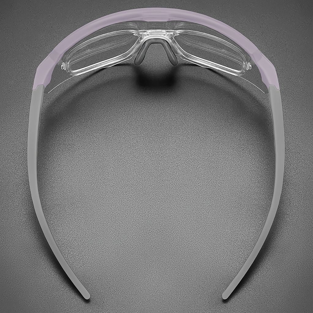 Rockbros polariserede cykelbriller med UV-beskyttelse og styrkeindlæg - lilla