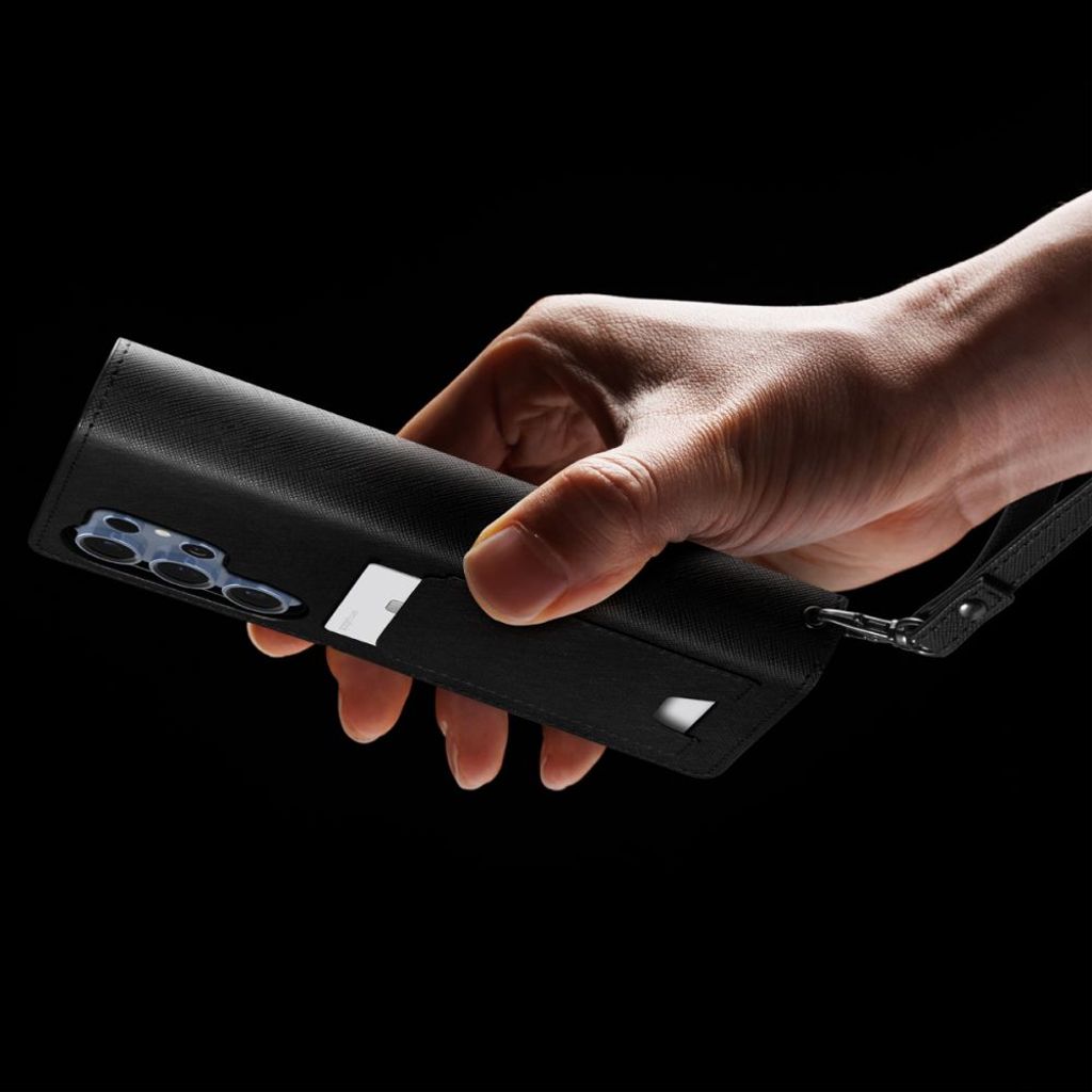 Spigen Wallet S Etui til Samsung Galaxy S25 Ultra - Sort