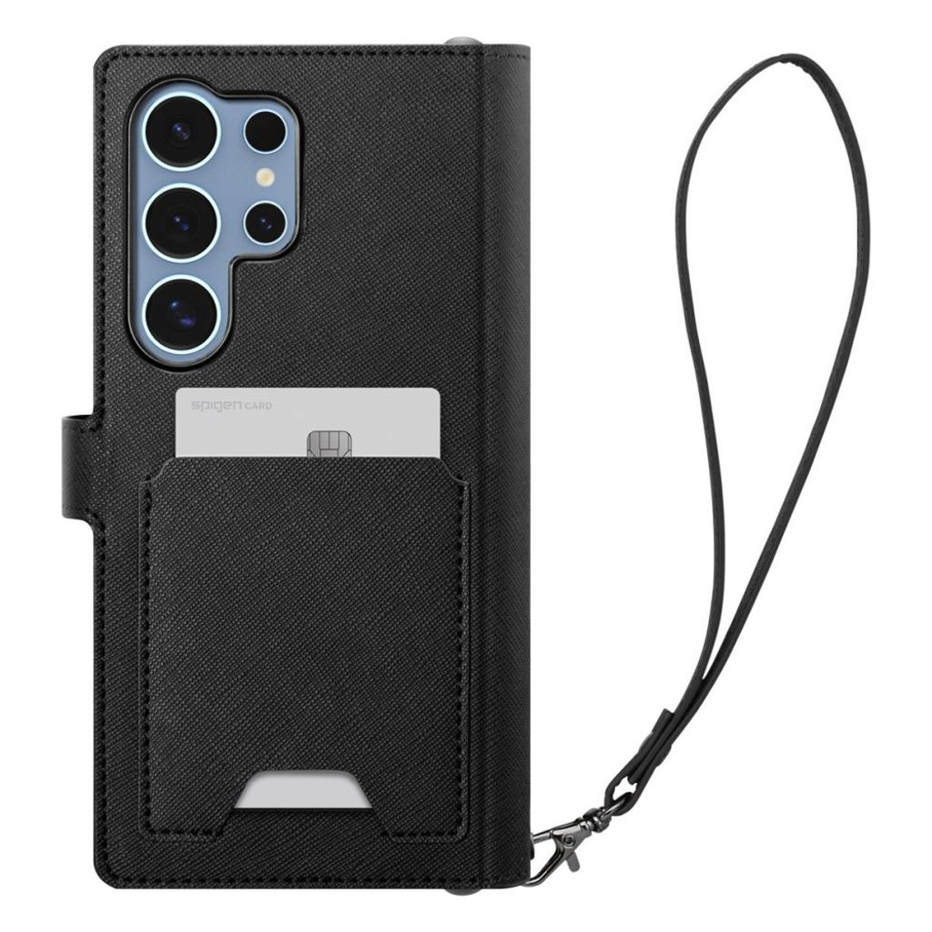Spigen Wallet S Etui til Samsung Galaxy S25 Ultra - Sort