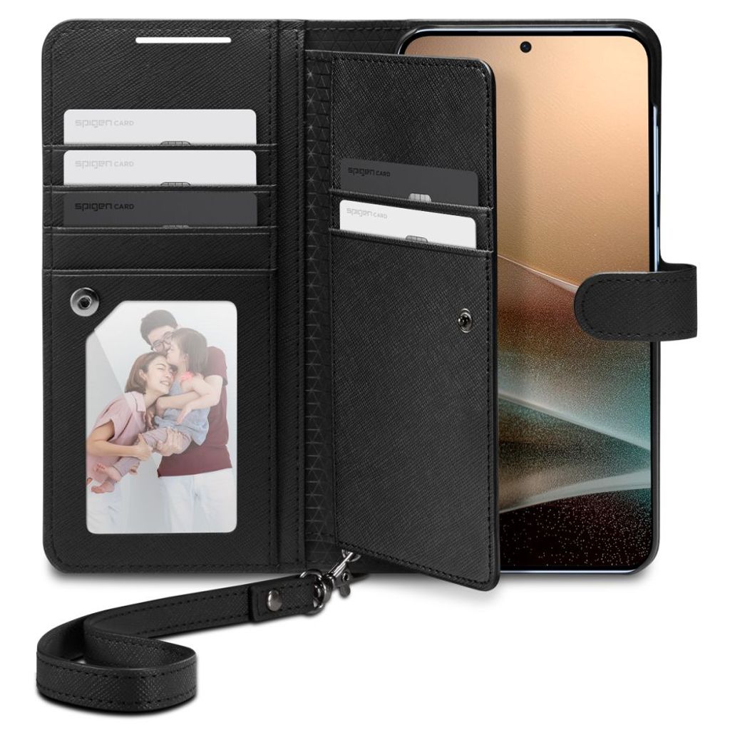 Spigen Wallet S Etui til Samsung Galaxy S25 Plus - Sort