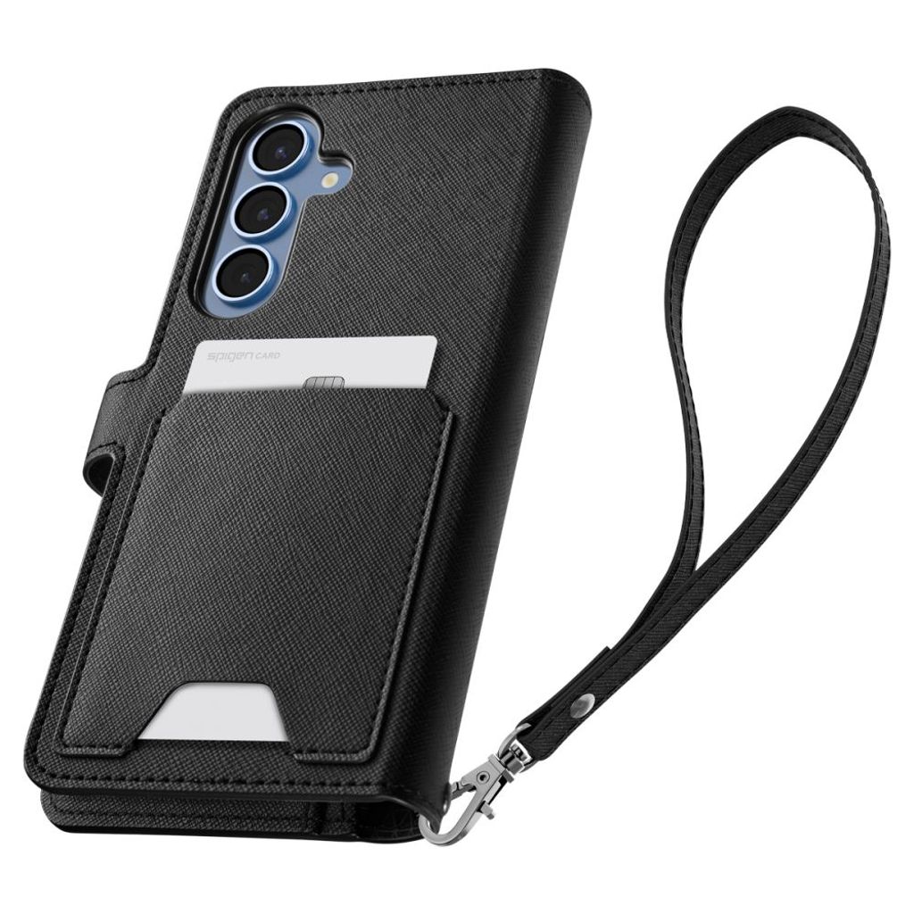 Spigen Wallet S Etui til Samsung Galaxy S25 Plus - Sort