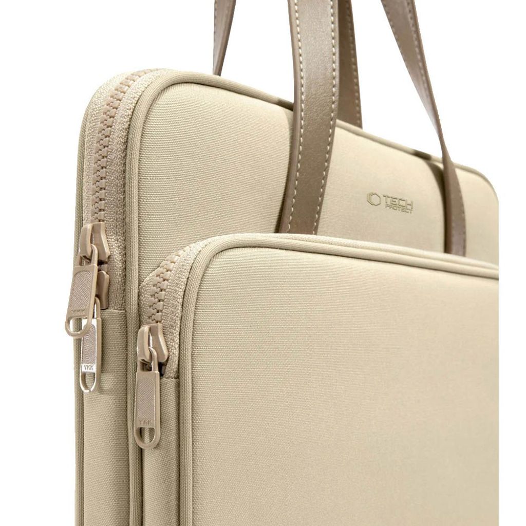 Tech-Protect Carrying Bag Laptop Bag for 13-14" – Beige
