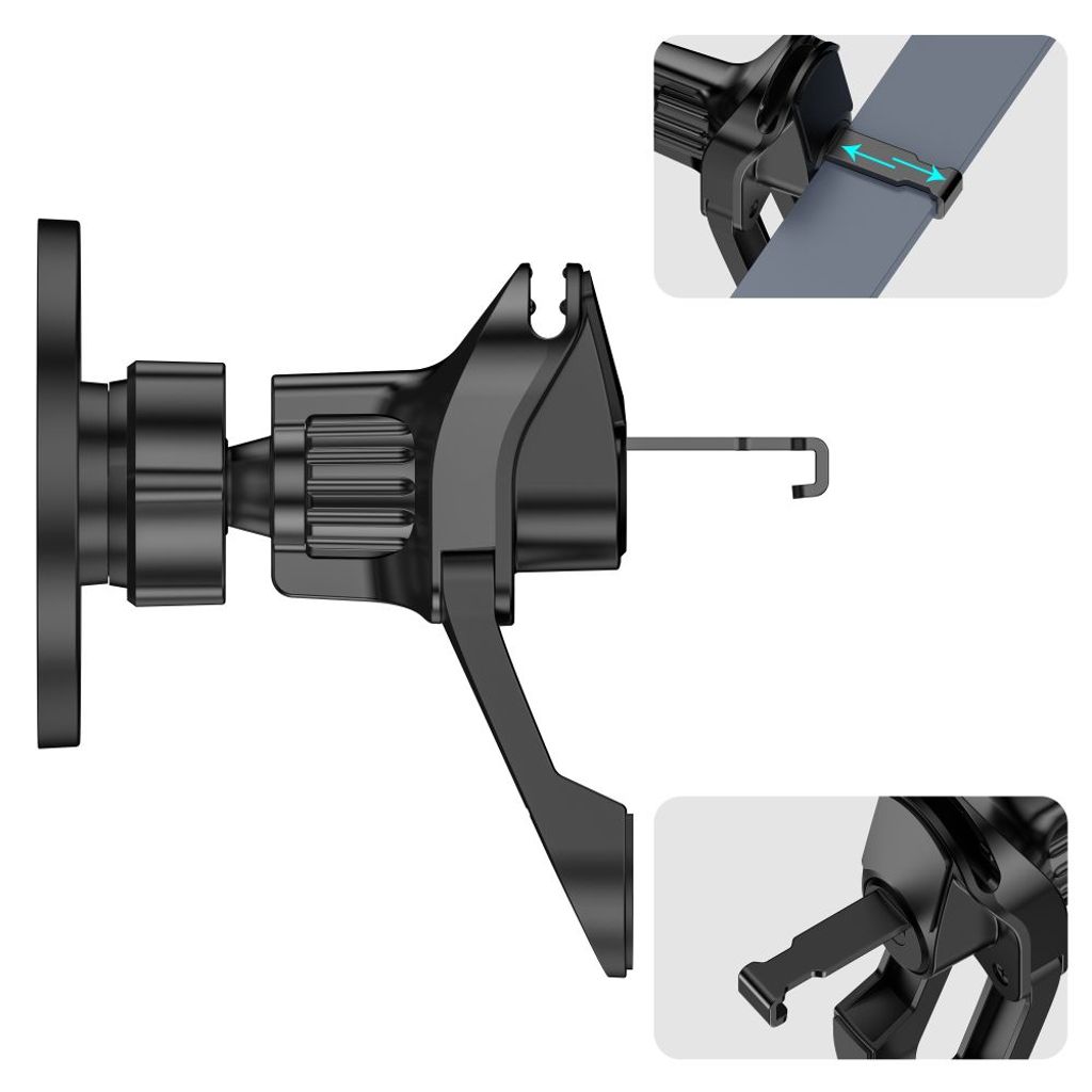 Tech-Protect N56 MagSafe-puhelinteline autoon – Musta