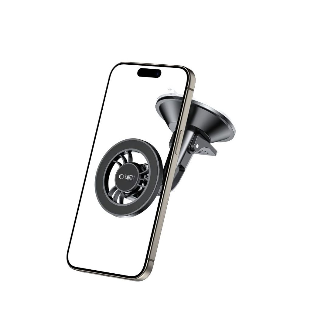 Tech-Protect N56 MagSafe puhelinteline autoon – musta