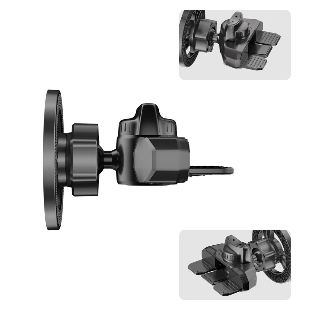 Tech Protect N56 Magneettinen MagSafe-puhelinteline CD-soittimelle autoon – Musta