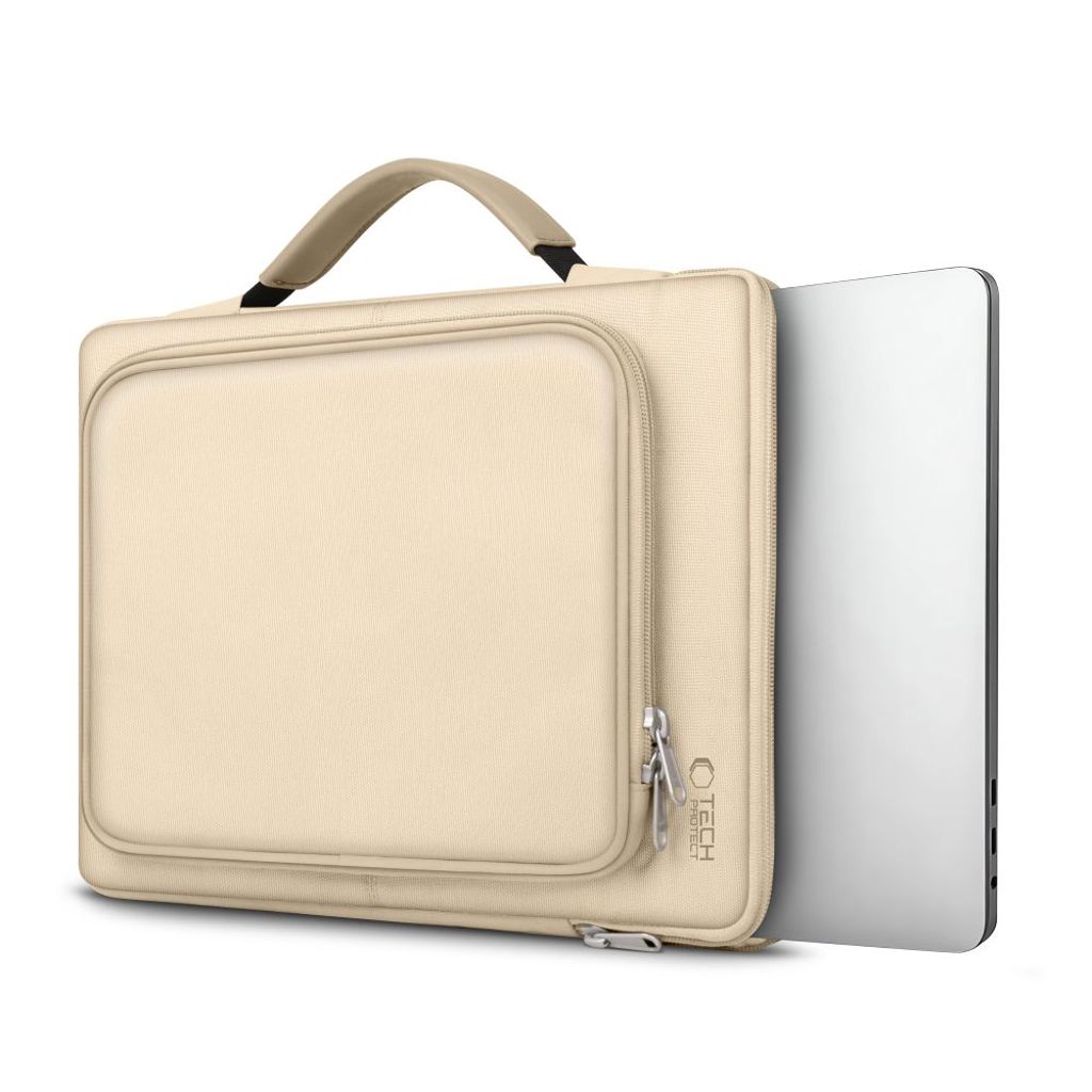 Tech-Protect Basic Bag laptop cover 15-16" – beige