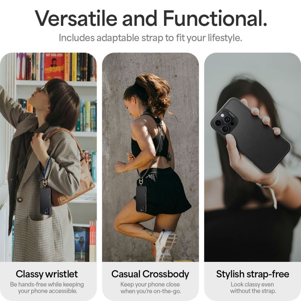 Spigen Cyrill Classic Charm Magsafe Cover til iPhone 16 Pro Max - Sort