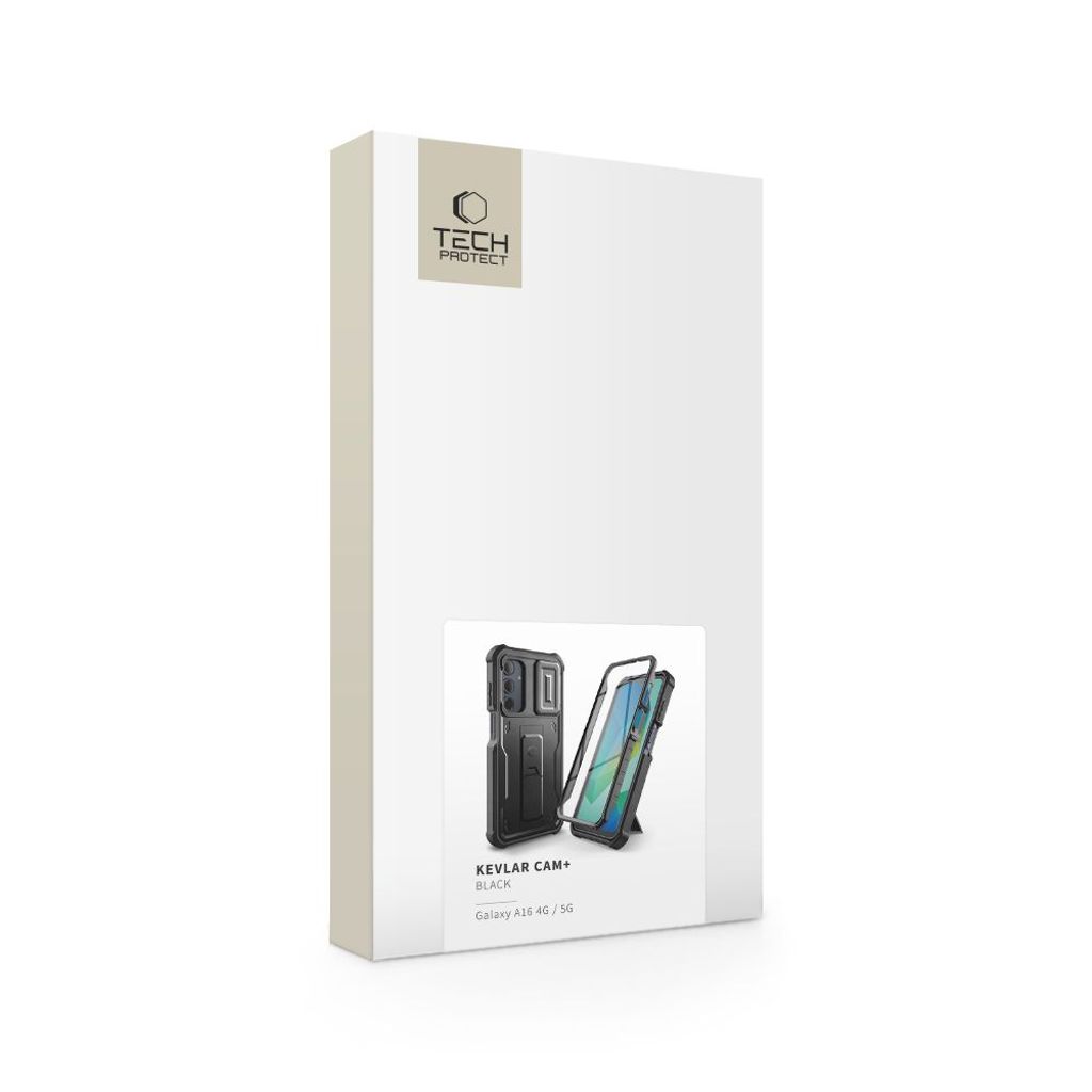 Tech-Protect Kevlar Cam+ Case Samsung Galaxy A16 4G/5G - Black