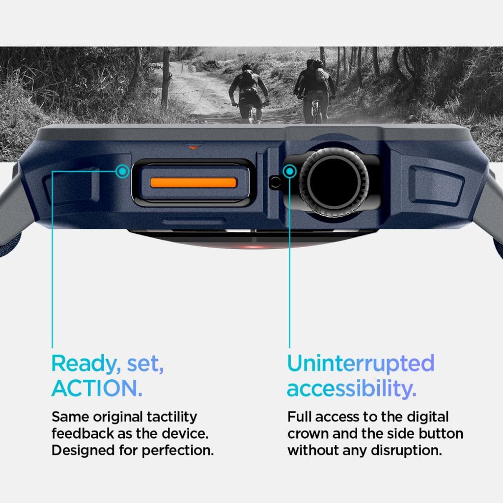 Spigen Lite Fit Pro Klokkereim til Apple Watch 10 46 mm - Marineblå