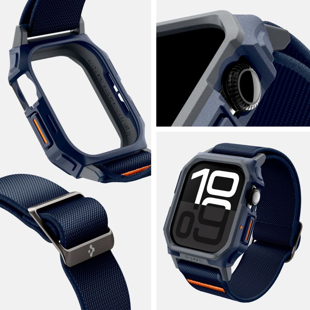 Spigen Lite Fit Pro Klokkereim til Apple Watch 10 46 mm - Marineblå