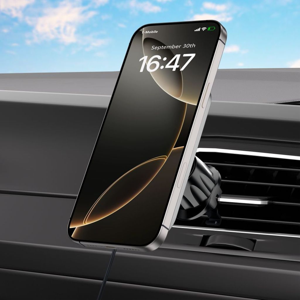 Tech-Protect MM15W-V9 Telefonhållare MagSafe Bil 15W – Svart