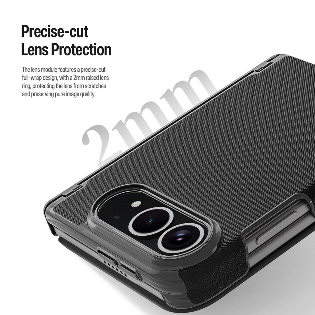 DUX DUCIS iPhone Duo Kotelo korttitaskulla - Musta