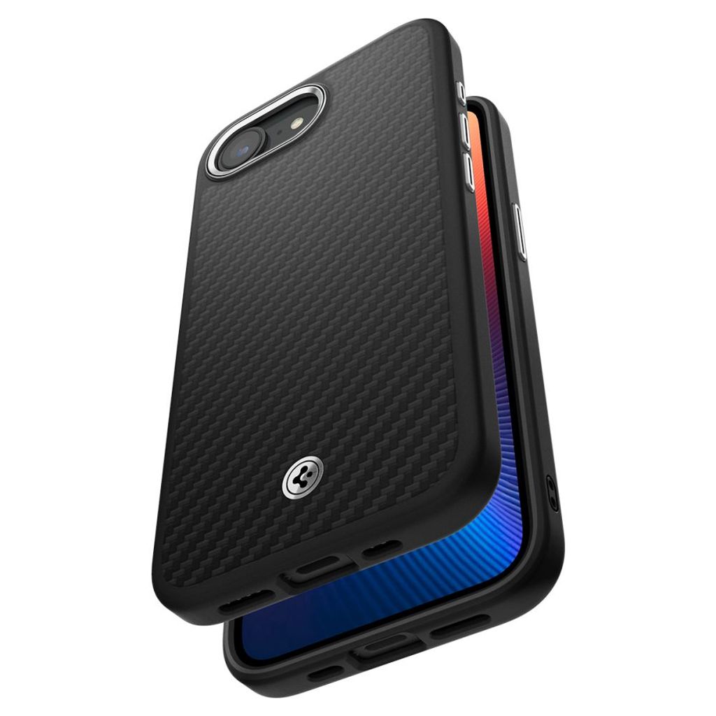 Spigen Enzo Aramid MagSafe Cover til iPhone 16e - Sort