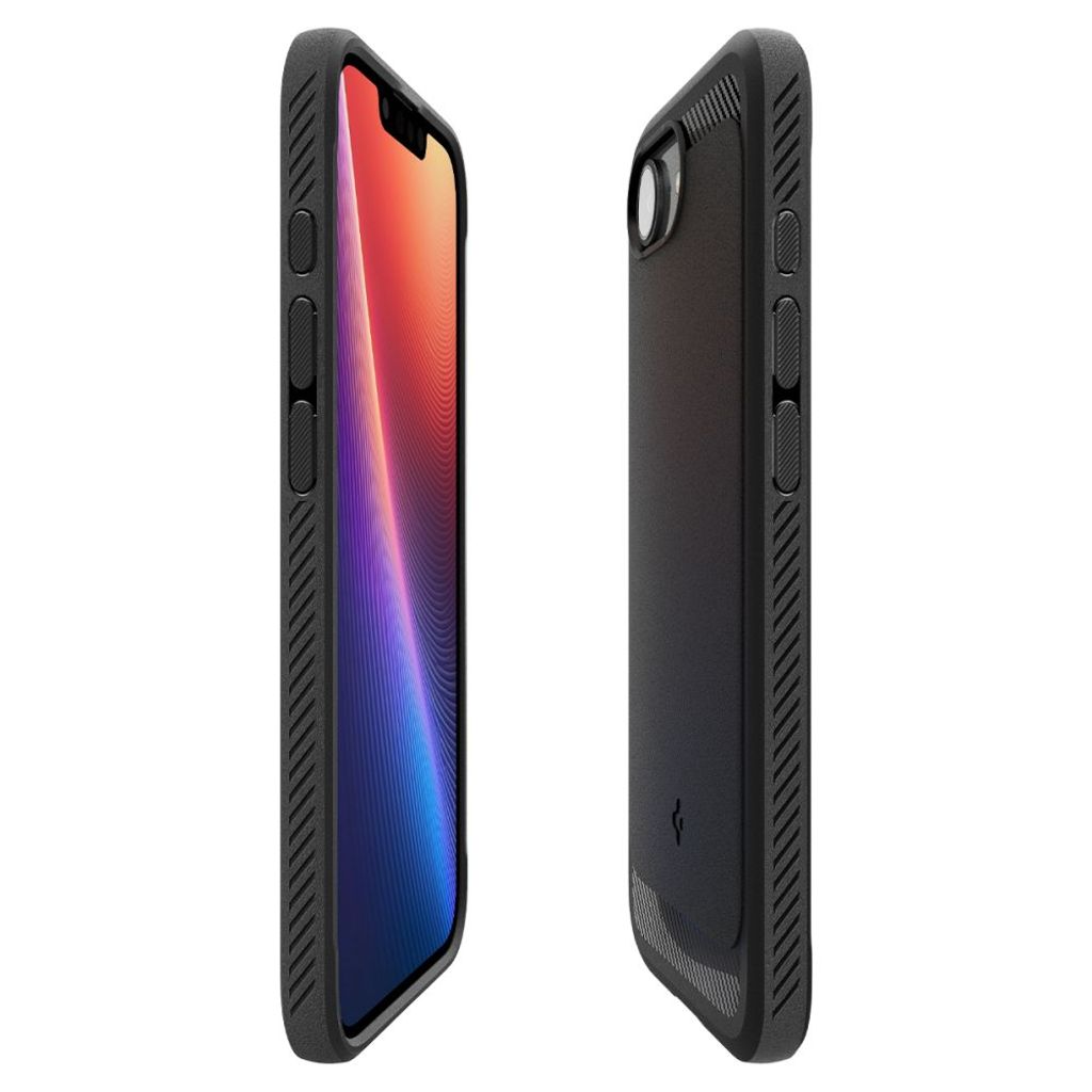 Spigen Rugged Armor MagSafe Kuori iPhone 16e - Musta