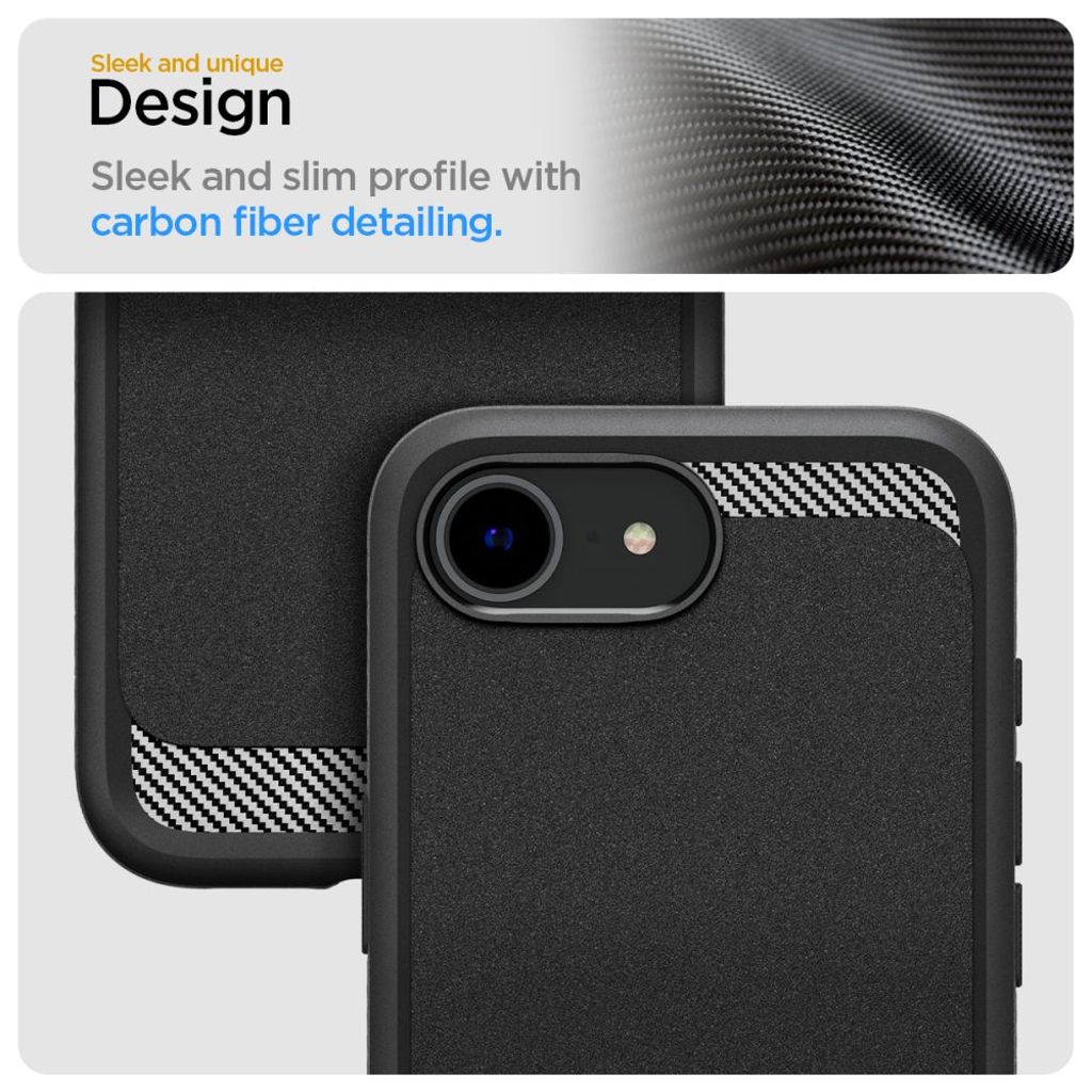 Spigen Rugged Armor MagSafe Kuori iPhone 16e - Musta