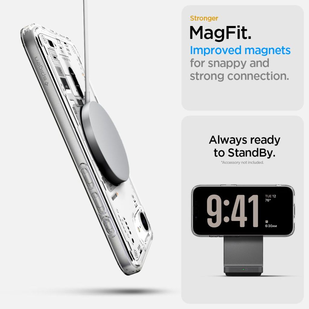 Spigen Ultra Hybrid MagSafe Neo One Deksel til iPhone 16e - Gjennomsiktig