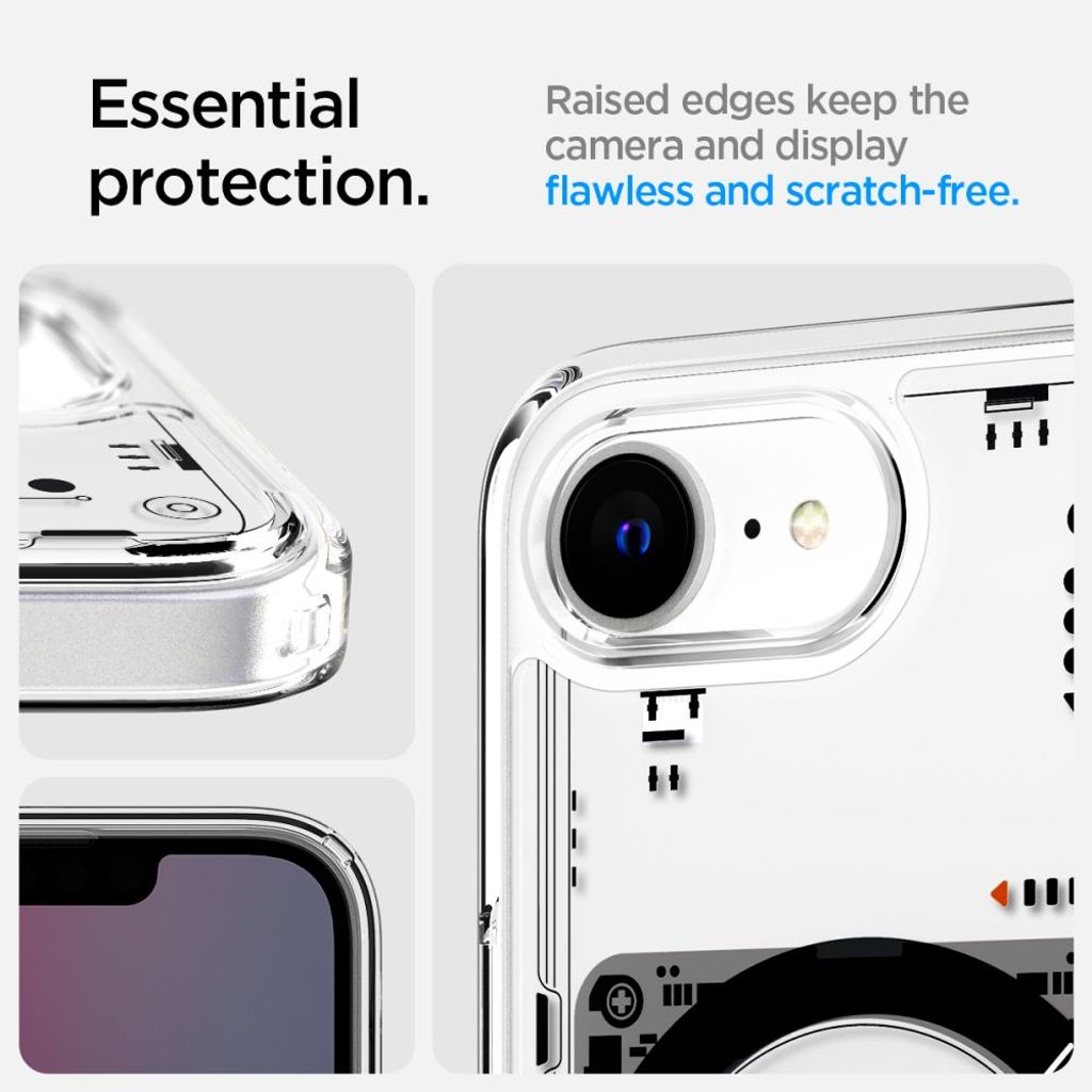 Spigen Ultra Hybrid MagSafe Neo One Deksel til iPhone 16e - Gjennomsiktig